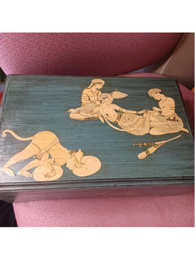 Vintage Inlaid wood Box India